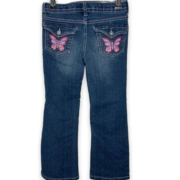 Z. Cavaricci Bootcut Bling Butterfly Jeans - Picture 2 of 4